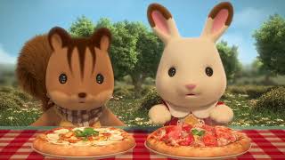 Веселое приготовление пиццы | Sylvanian Families Mini Episodes -Clover-