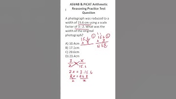 ASVAB/PiCAT Arithmetic Reasoning Practice Test Q: Proportions #acetheasvab #grammarhero