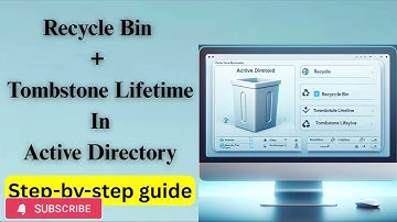 Active Directory Recycle Bin + Tombstone Lifetime | Restore Deleted User Active Directory