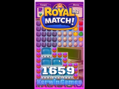 Royal Match Level 1659 - Super Hard Level - No Boosters Gameplay