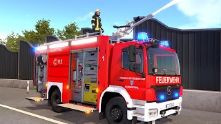 Emergency Call 112 - Fire Engine with Fire Monitor Responding! 4K