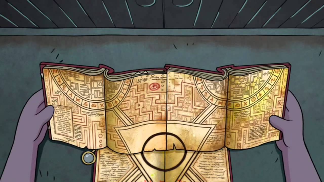 Портал из гравити фолз чертеж