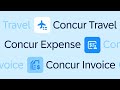 Concur travel expense and invoice overview