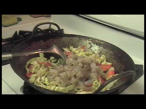 Shrimp and vegetable egg roll recipe - Chinese food