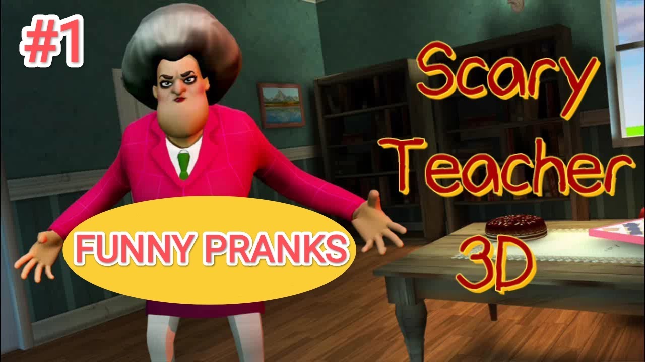 Scary Teacher 3D Prank Gameplay ( I MADE HER CRY ) - YouTube