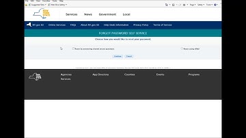 Resetting Your Password for Your NY.gov ID