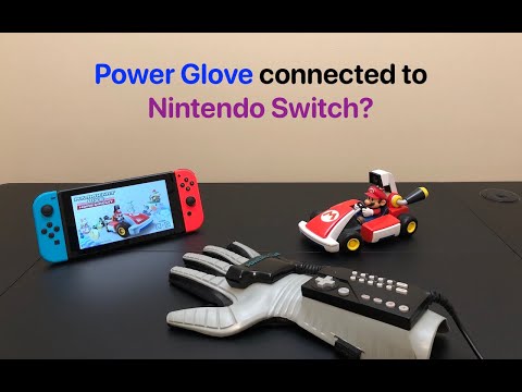 Power Glove connected to Nintendo Switch and Mario Kart Live: Home Circuit?