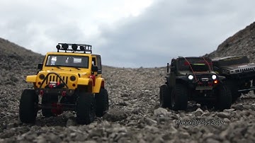 Hsp Pangolin Axial Scx10RC Rock Crawling TimahTasoh Lake Jeep Wrangler n Land Rover Defender....