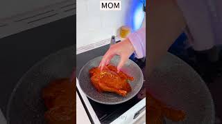 Me Vs Mom While Cooking 🧑‍🍳 #Cooking #Mom #Me #Funny
