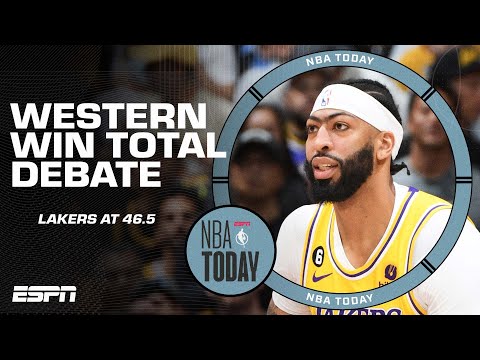 Western conference win totals: are the lakers the team to challenge the nuggets? | nba today