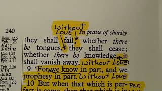 Mandela Effect 1 Corinthians 13 : 100 percent proof of Bible changes