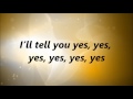 Michelle Williams - Yes (Lyrics)