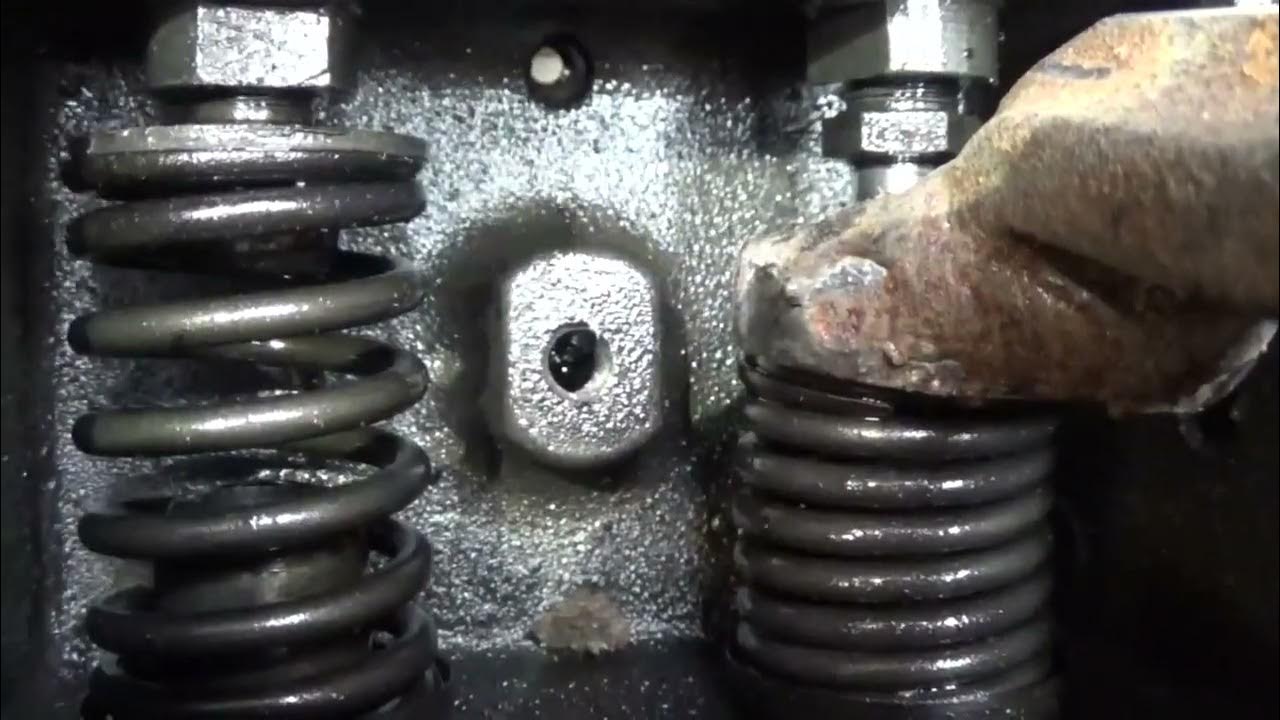 How to remove the valves with a homemade spring compressor, Kohler 12hp