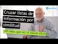 Cruzar listas de información por similitud: Fuzzy Lookup