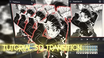 Tutorial 3D Flip Transition || Alight Motion