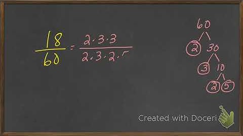 Simplify fractions using prime factorization
