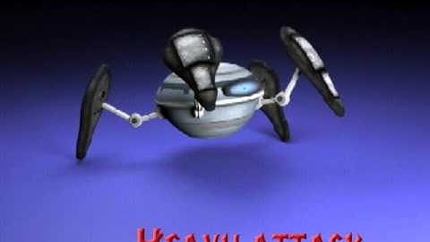 Spiderbot 3d model animated