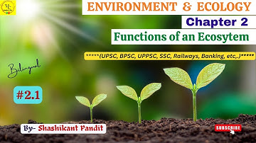 Functions of an Ecosystem | Environmental Science Chapter 2 | For All Competitive Exams | #upsc #evs
