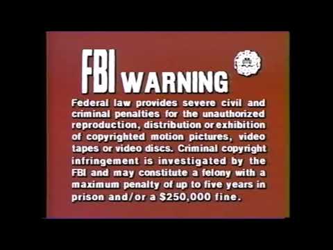 FBI Warning Screen