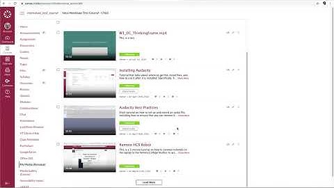 How to upload videos for your Canvas course using Kaltura