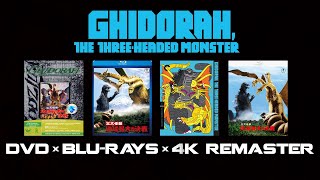 GHIDORAH, THE THREE-HEADED MONSTER (1964) DVD x BLU-RAYS x 4K REMASTER