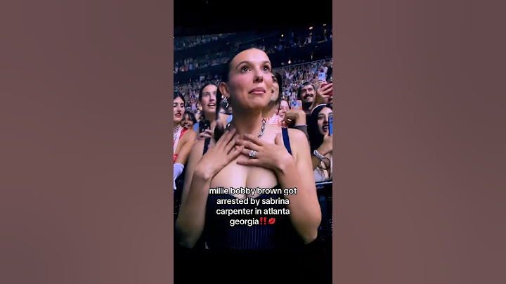 Sabrina Carpenter Arrests Millie Bobby Brown 😮🔗