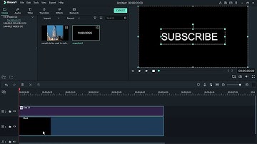 Filmora 9 |  Zoom Through Text Intro or Transition In Filmora 9 2020