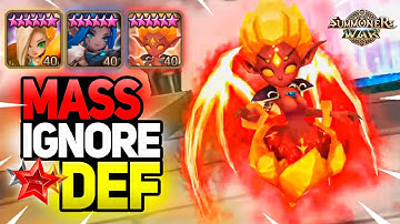This Guy Plays with MASS IGNORE DEF Monsters in Summoners War