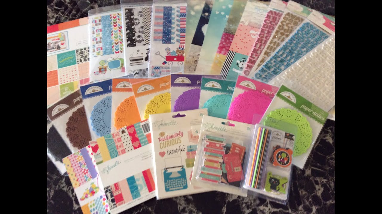 Scrapbooking Haul From ScrapbookingWarehouse YouTube