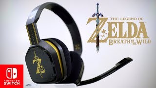 Hands On The Legend Of Zelda Breath Of The Wild Astro A10 Nintendo Switch Headset Unboxing Youtube