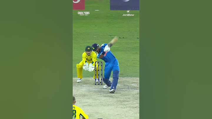 Another Classic From Hardik Pandya! | Ind Vs Aus | Champions Trophy | JioHotstar
