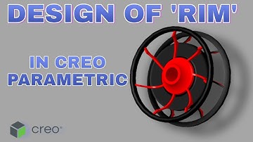 How to draw Wheel Rim in Creo / pro-e || Creo Parametric Tutorials || Creo Drawings for beginners |