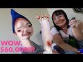 $60,000 PEDICURE DISASTER w/ Enjajaja (only 7 toes)