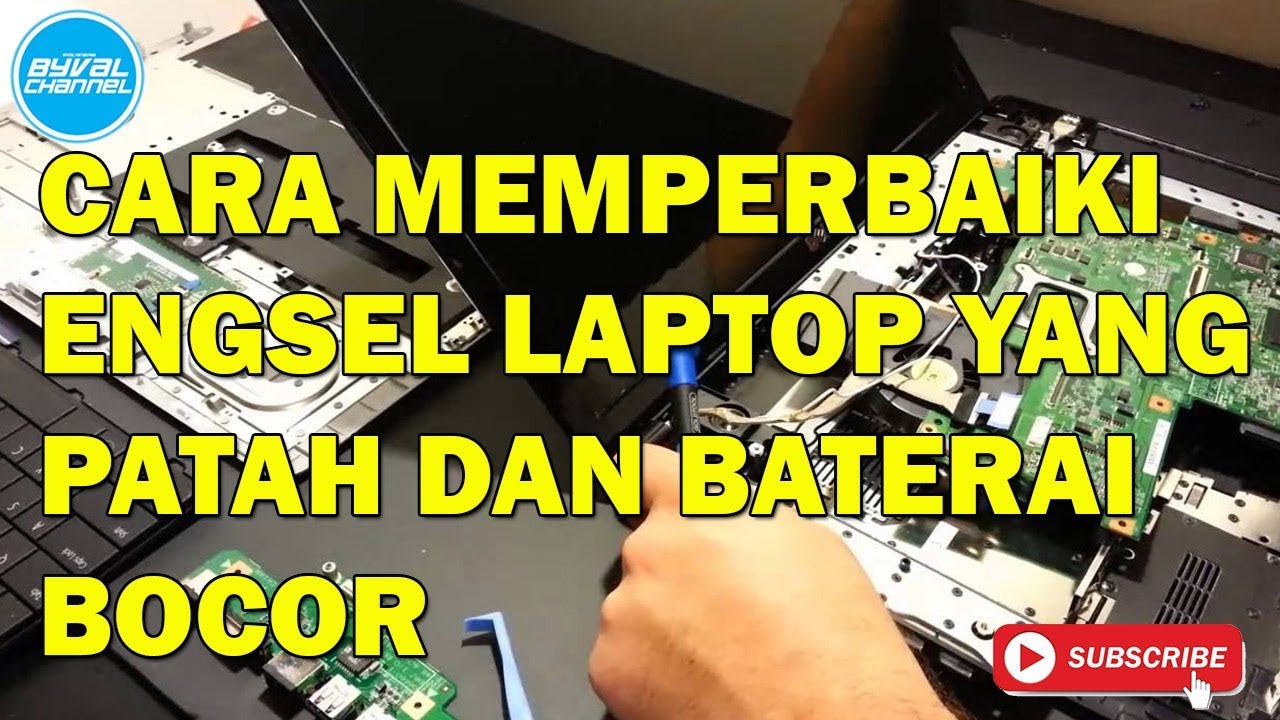 Cara Memperbaiki Engsel Laptop Yang Patah