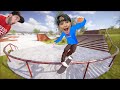 Father son skateboarding game 4  5000 foot grind