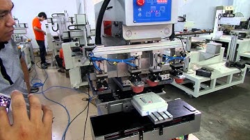 Four Color Shuttle Pad Printer | shuttle pad printing machine | Automatic pad printer