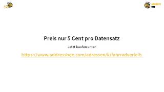 Fahrradverleihe Adressen Kaufen Bei Addressbee.com 1006 Adressen