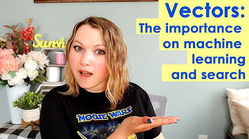 Vectors + the importance of vectors in machine learning and search