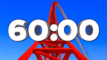 60 Min Countdown Timer (Roller Coaster) 🎢