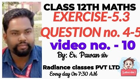 class 12th Maths exercise 5.5, maths,  differentiation of implicit functions by er pawan sir