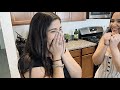 TELLING OUR FAMILY WE'RE PREGNANT!