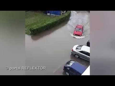 07.07.2018. Čačak - poplave usled obilnih padavina (Video: Reflektor)