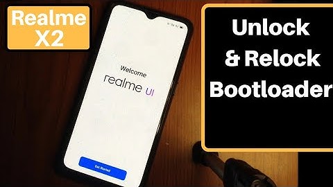 Realme X2 - How to Safely Unlock and Relock Bootloader In Realme UI