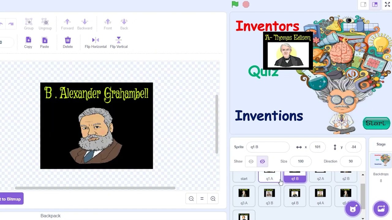 How to design quiz with choices part 2