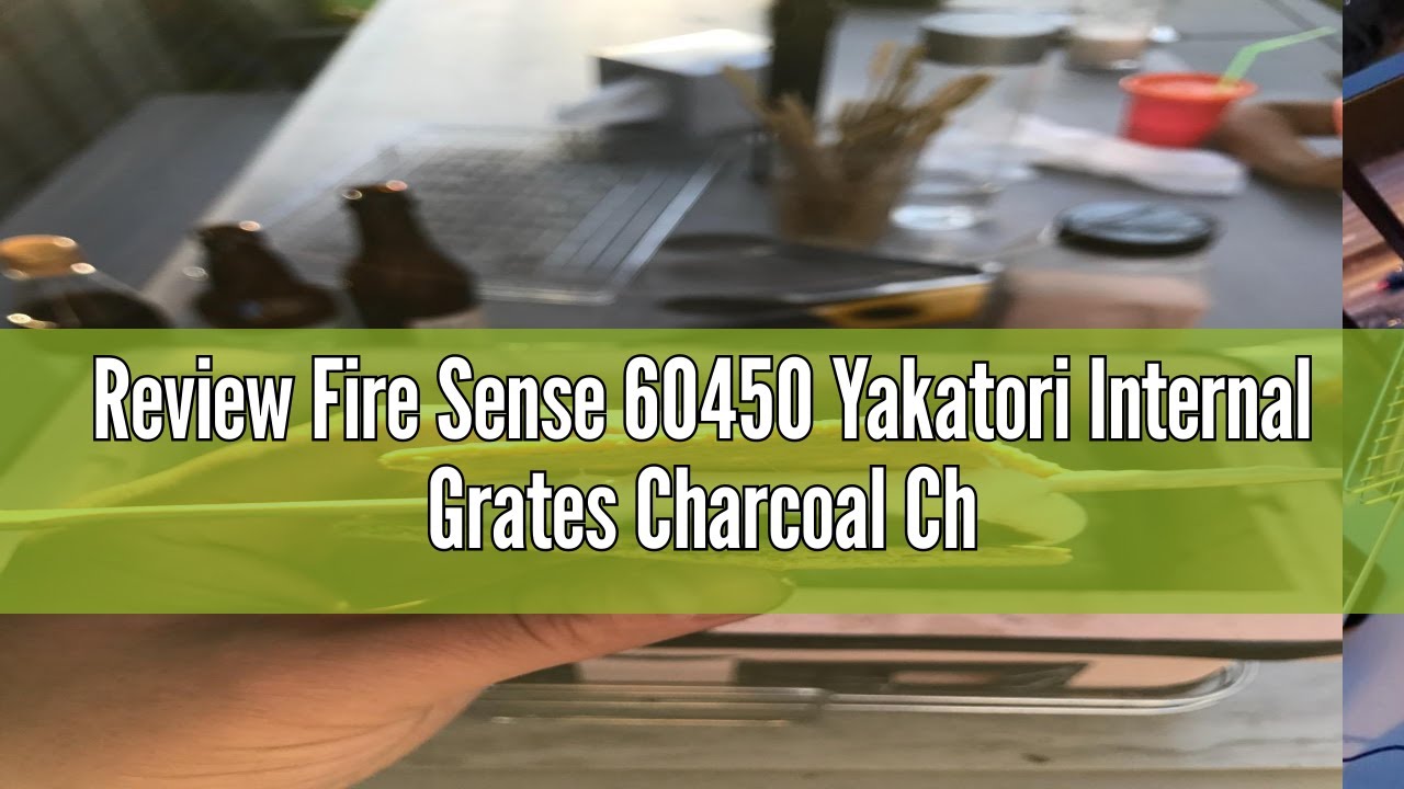 Review Fire Sense 60450 Yakatori Internal Grates Charcoal Chrome