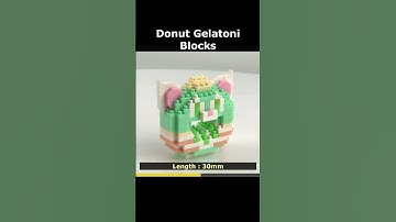 Donut Gelatoni W2602-23 Mini Blocks Preview #lego #brick #miniblock #nanoblock