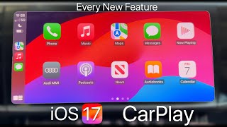 iOS 17  Every New Apple CarPlay Feature