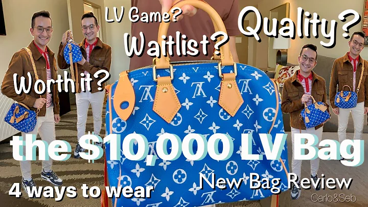 Louis Vuitton Speedy P9 25: Bag Reveal & Review | the $10,000 LV bag | Worth it? | Carlo&Seb