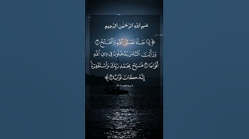 سورة النصر بصوت الشيخ ماهر المعيقلي #قران_كريم #ماهر_المعيقلي سورة_النصر #follow #like #fyp #quran_