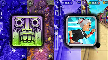 Temple Run 2 Spoky Summit Vs Angry Gran Run - Android,iOS All Levels Game Play Endless Run #261121